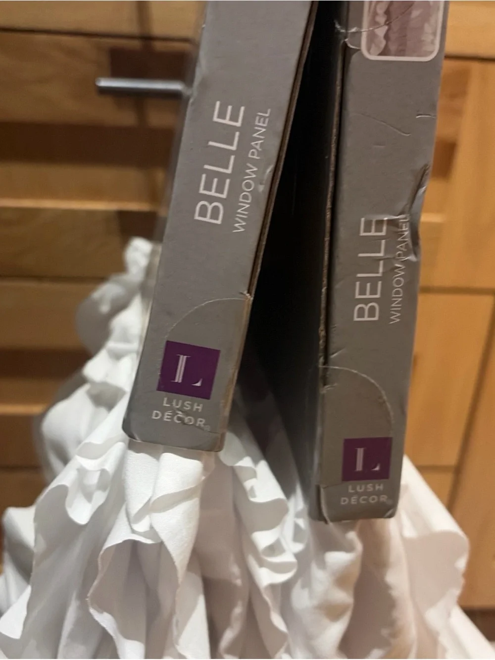 Set 2 Belle Light Filtering Window Curtain 54